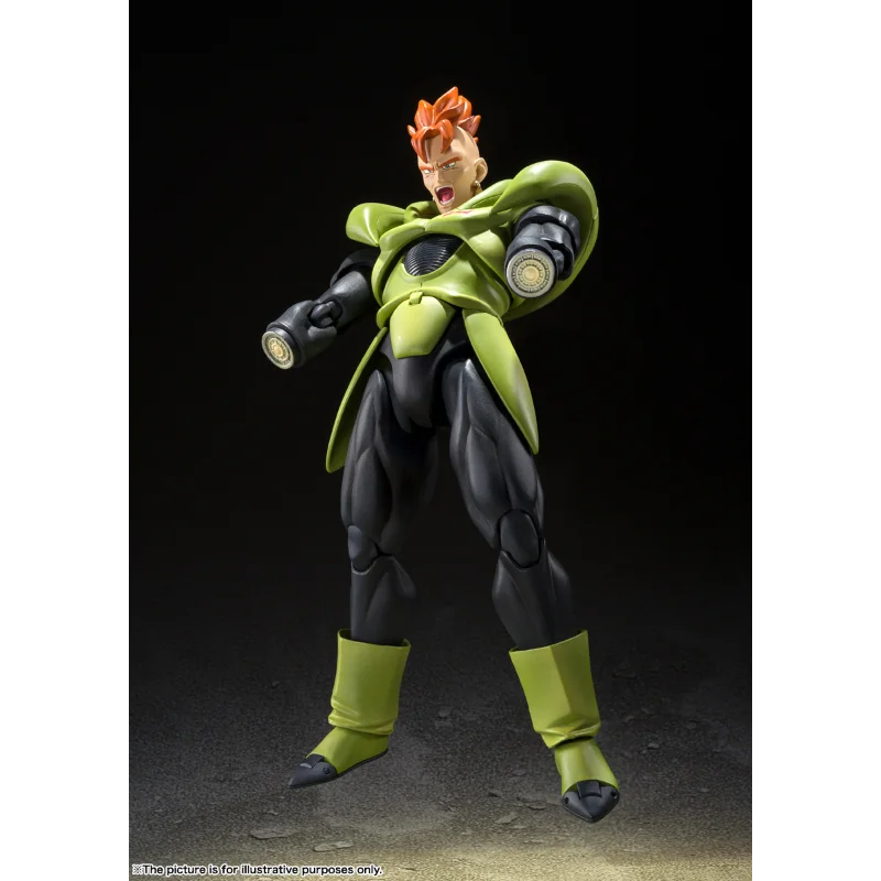 In Stock: Bandai SHF Dragon Ball Z Android 16, SDCC 2022 Limited Edition, Toy Figure, Gift, Collectible, Available in Stock