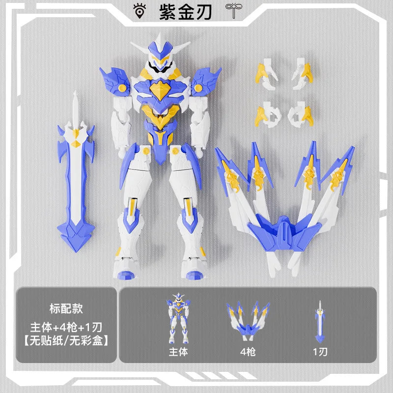 New Version Multi Jointed Movable Robot Toy Multi Form 13 Action Figure DIY Assemble Mecha Model Kit Kids Toys Gifts Ornament