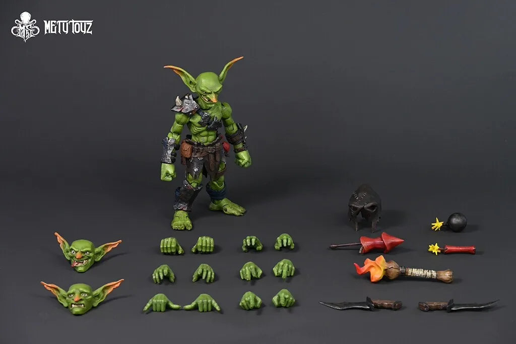 In Stock Memory toys Goblin Thief & Warrior & Butcher Movable Model Toys Metytoyz Mety toyz Adventurer's World Goblin Set of 3