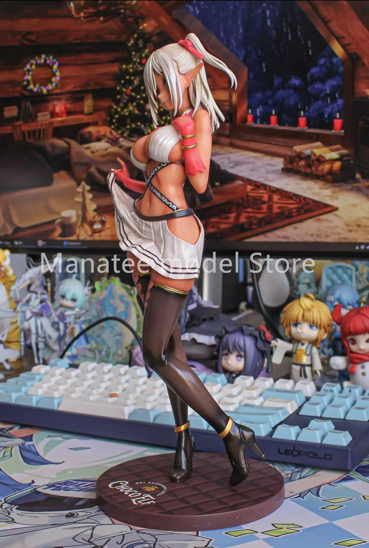 AmiAmi x AMAKUNI Original DAI KASSHOKU JIDAI ChocoElf 1/6 PVC Action Figure Anime Model Toys Gift