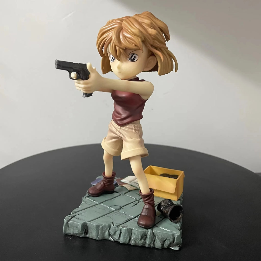 Detective Conan Kudou Shinichi And Conan Edogawa Aim Anime Figure Model Statue Collection Desktop Decoration Ornament Toys Gifts