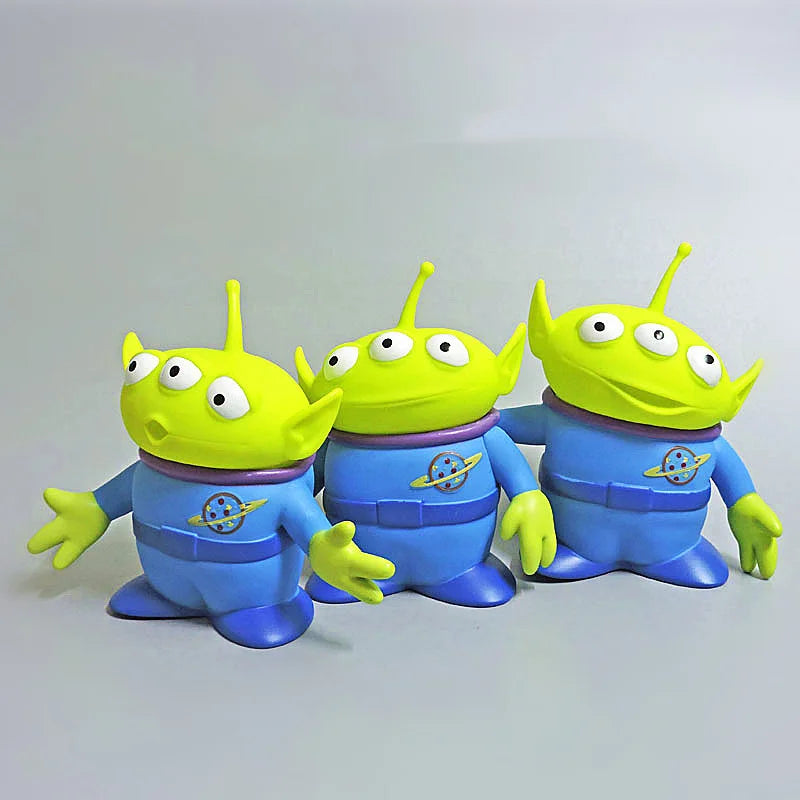 15cm Disney Toy Story Woody Buzzlightyear Green Alien Doll Figure Anime Decorative Collection Toy Model Children's Gift