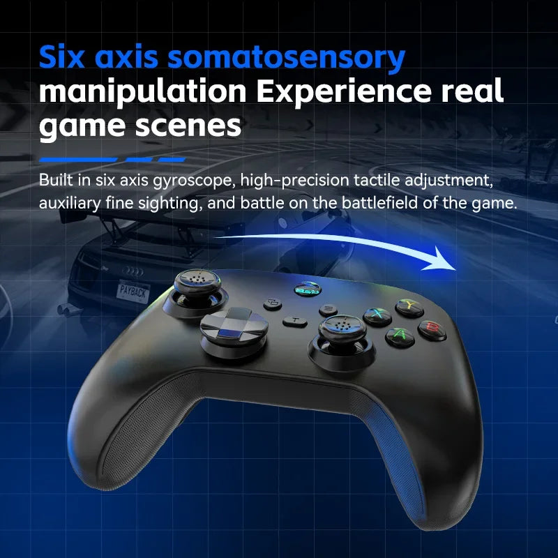 G6 Wireless Bluetooth Mobile Game Controller with Hall Trigger and Hall Joystick 2.4G Wireless Gamepad for Xbox One Xbox Seris