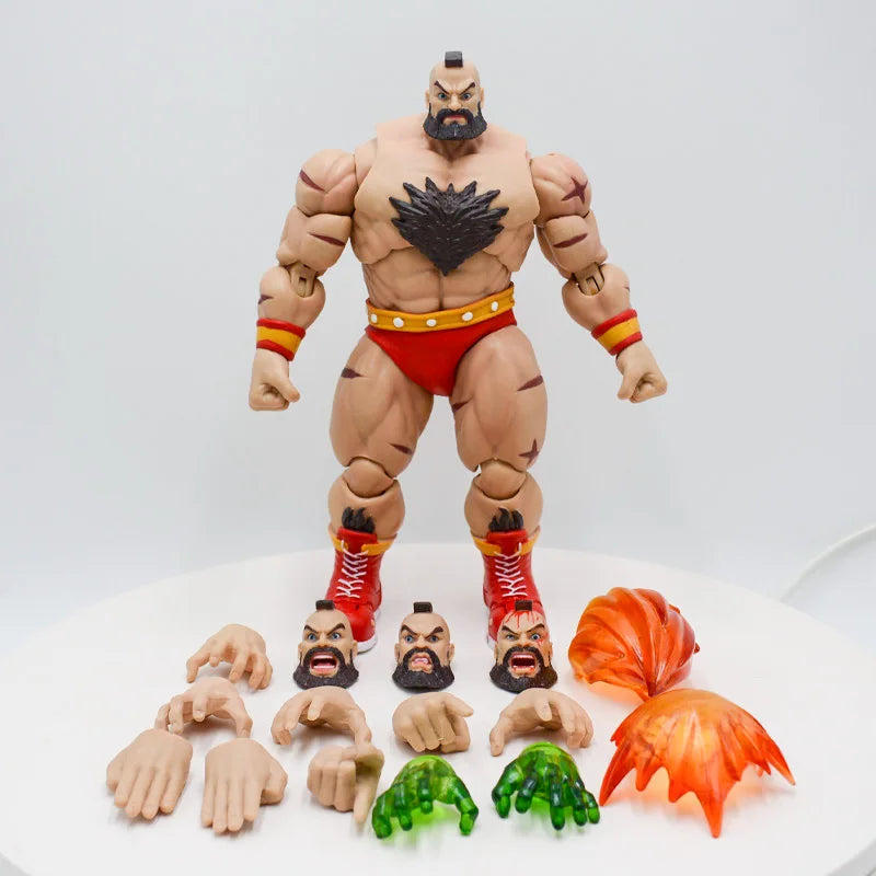 19cm Guile Anime Game Figure Street Fighter II: The Final Challengers Ken Masters/Ryu Action Figure Storm Collectibles Model Toy