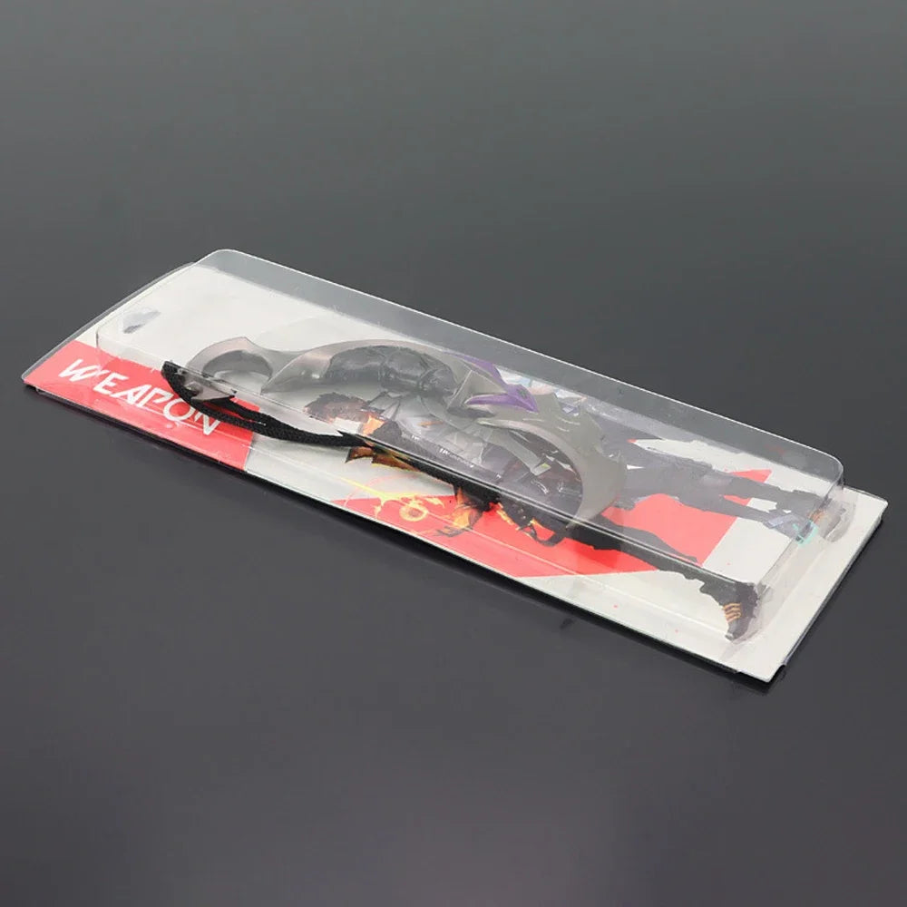 15CM Valorant Game Merch Reaver EP 5 Karambit with Leather Case Zinc Alloy Metal Weapon Model Anti Rust Realistic Craft Toy