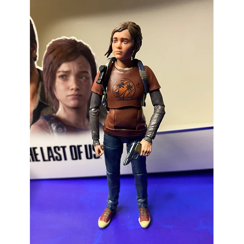 New Spin Master Last Survivor Joel Ellie 6-Inch Double Set 1/12 Mobile Handheld Toy Model Toy Movie Anime Collection Toy Gift