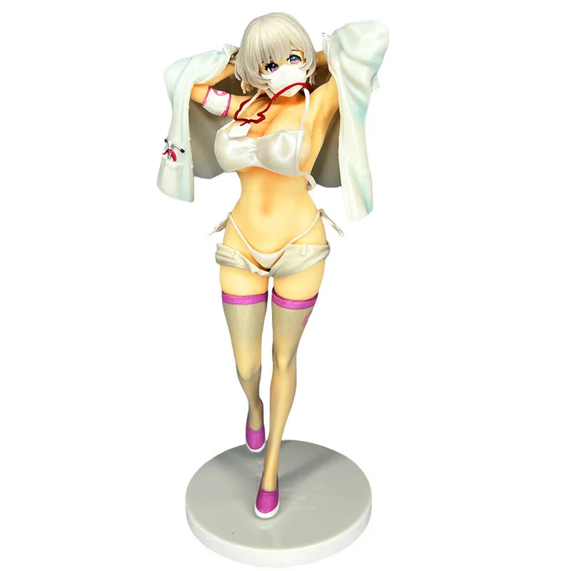 Anime Figure Anime Girl Standing Nurse Outfit Pvc Collectible Model Desktop Computer Case Ornament Home Decor Adult Collection