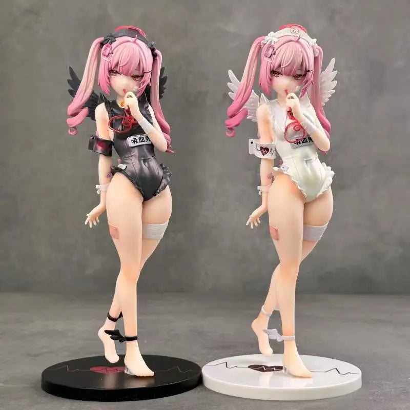 26cm Tsukuyomi Riko Trainee Nurse Bibi Buttons Girls Toys Chinese Anime PVC Action Figure Toy Game Collection Model Doll