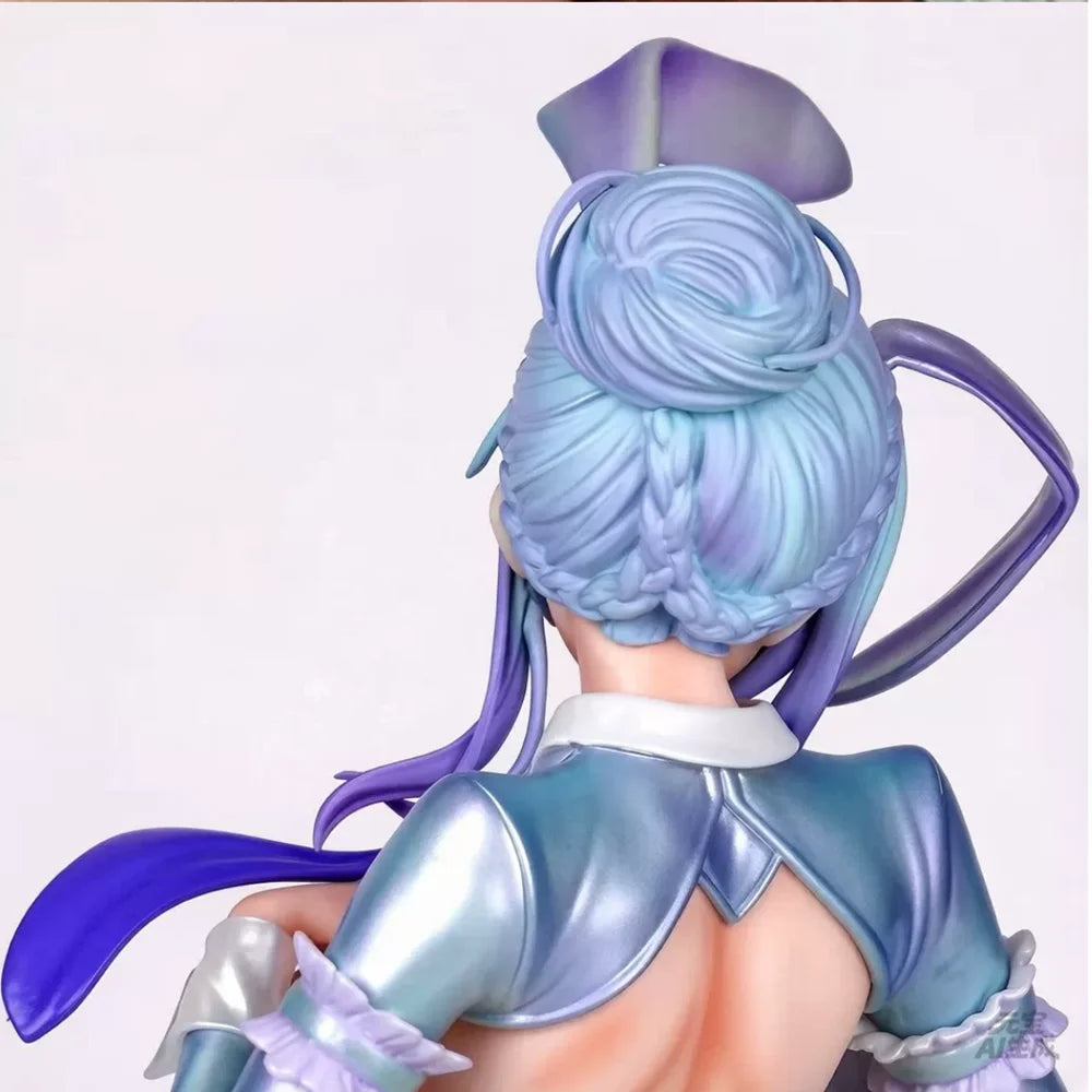 Anime Figure One Fourth Scale Yukino Yukinoshita Snow Woman Bunny Girl Crouching Two Dimensional Pvc Statue For Adult Collector