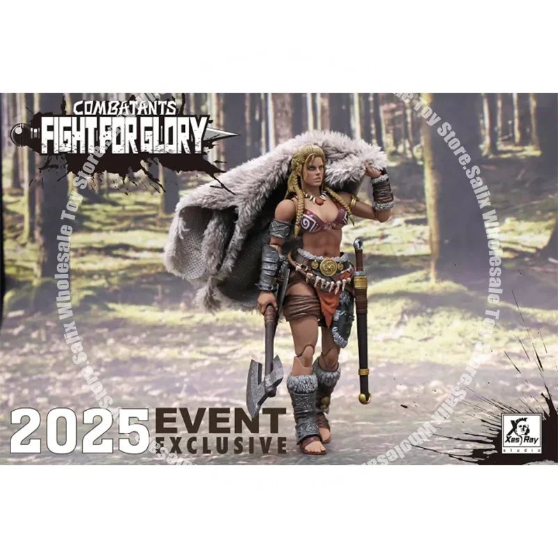 Neues XesRay Fight For Glory 1/12 Actionfigur Combatants 2025 Event Exklusives Gold Hildr Anime-Modell als Geschenkmodell Spielzeug