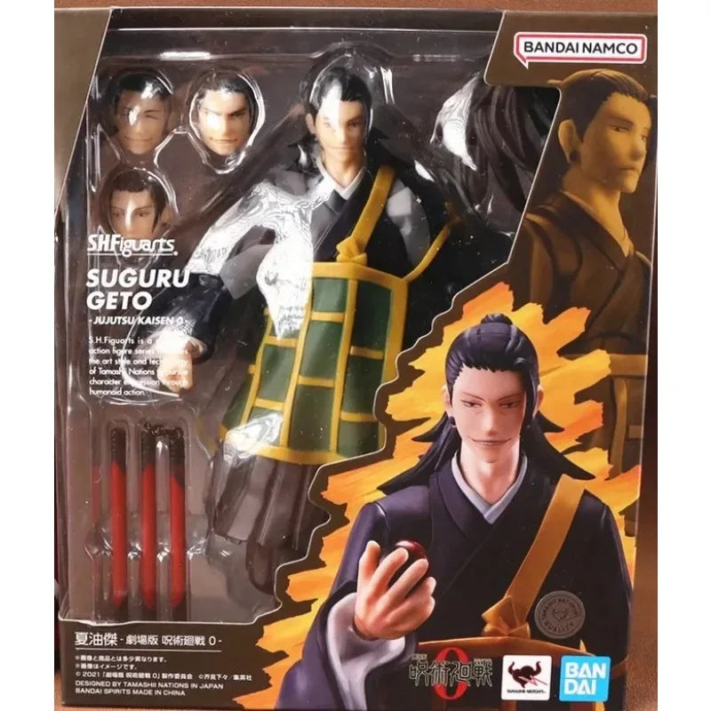 In Stock BANDAI Original S.H.Figuarts SHF Jujutsu Kaisen 0 Theater Edition Gojo Fushiguro Megumi Itadori Yuji Nobara Geto Suguru