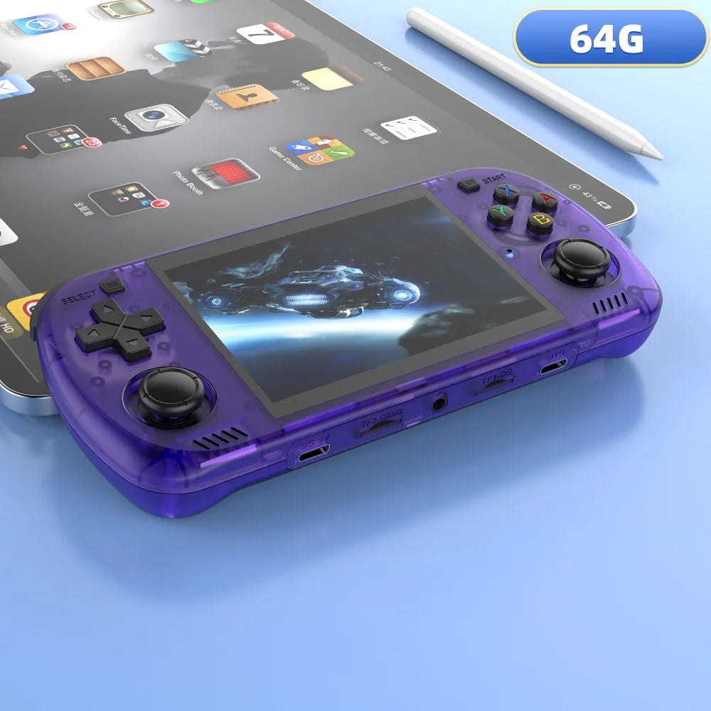 Neu verbessert! WLAN-Funktion, 4,2-Zoll-HD-IPS-Bildschirm, Handheld-Konsole R36H Pro Max, 3500-mAh-Akku für lange Laufzeit, tragbarer Videoplayer