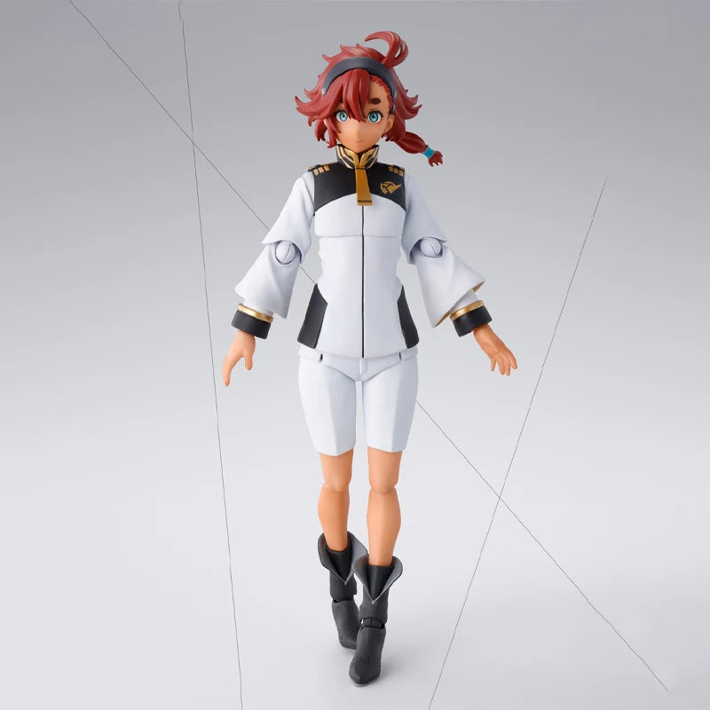 Bandai Original Genuine Figure Gundam: the Witch from Mercury Model Kit SHF Suletta Mercury Collection Action Figure Model Toys