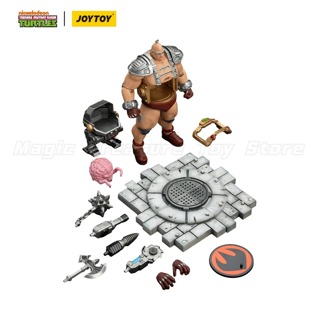 【MT】 JOYTOY 1/18 Action Figure TMNT-Krang Animation Model Toy Gift