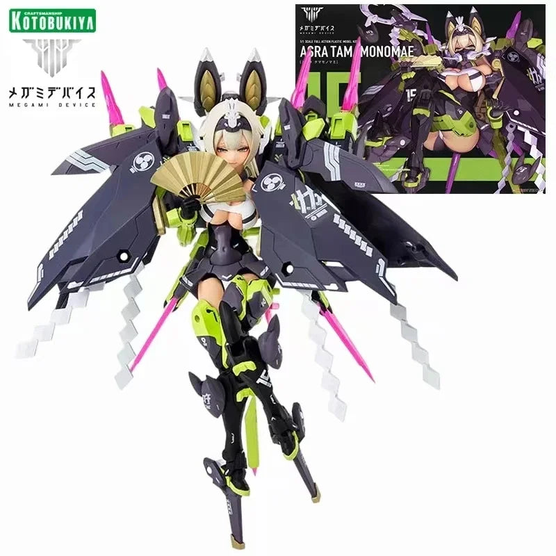 Original Genuine KOTOBUKIYA Anime Model MEGAMI DEVICE ASRA TAMAMONOMAE Anime Figures Mobile Suit Toys Gift