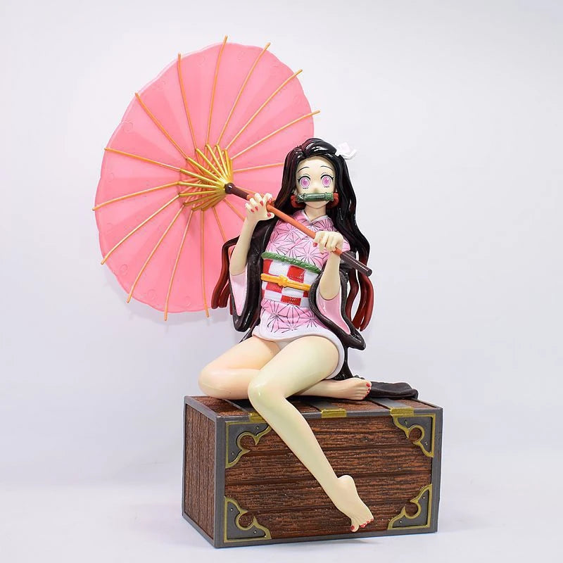 30cm Anime Figure Demon Slayer: Kimetsu No Yaiba - Kamado Nezuko Model Doll Figurines Action Figures Collectible Toy Gift