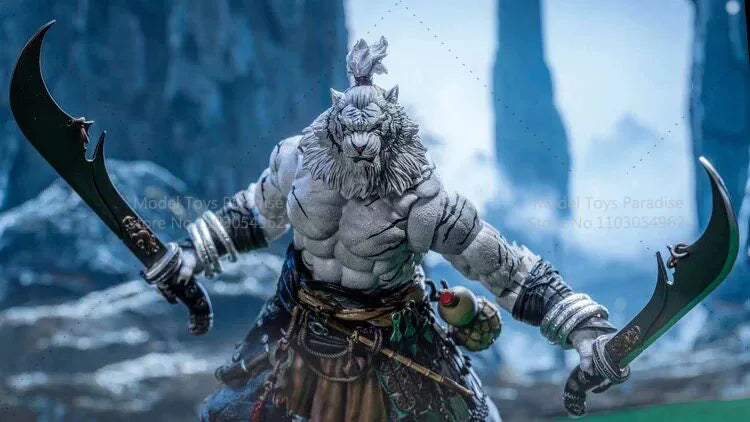 Maestro Union 1/12 Collectible Toys Hermit Old Man White Tiger variant Color Ver. Fury Planet Soldier 22CM Action Figure Model