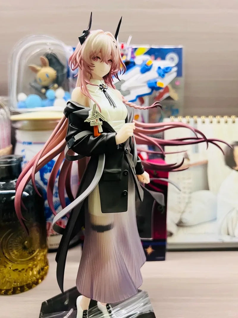Myethos New In Stock Arknights Theresa Logos Rhythm Journey Collectible Figure Anime PVC Statue Gift For Otaku Fans Collection