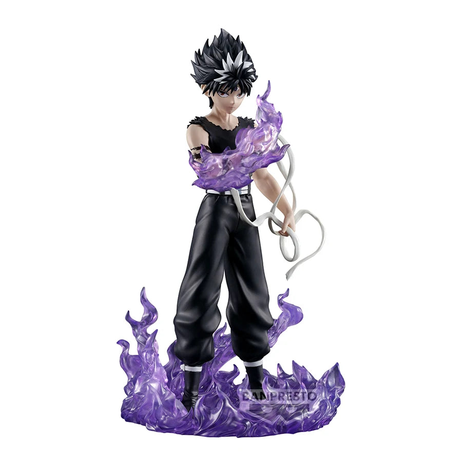Banpresto YuYu Hakusho Anime Figurines Ankoku Bujutsukai Hiei Black Dragon Wave Effect PVC Action Figures Collection Model Toys