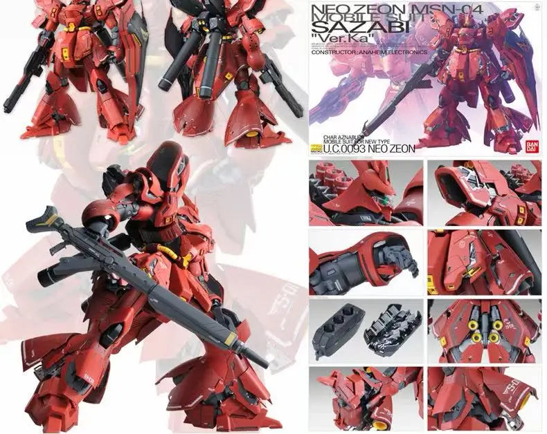 BANDAI SPIRITS MG 1/100 Char's Sazabi Ver.Ka (Version Katoki) Plastic Model Kit