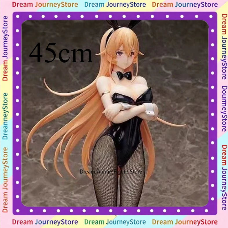 45cm Nakiri Erina Bunny Girl Figure 1/4 Animation Model Shokugeki Spirit Student Council President Indoor Ornament Manxiang