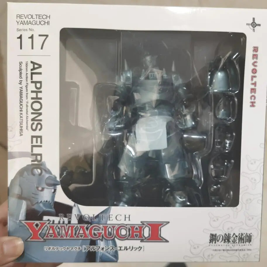 Anime Fullmetal Alchemist Edward Elric Alphonse REVOLTECH YAMAGUCHI Articulated Action Figure Model Toys