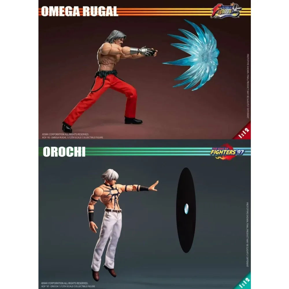 In Stock Tunshi Studio 1/12 TS-016 KOF95 Omega Rugal Bernstein KOF97 Orochi Iori Yagami Anime Action Collection FiguresModelToys