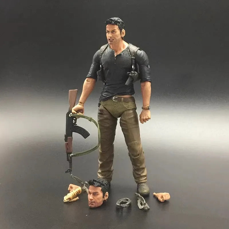Uncharted 4 A thief's end NATHAN DRAKE Ultimate Edition PVC Action Figure NECA Figures Collectible Model Toy 7" 18cm