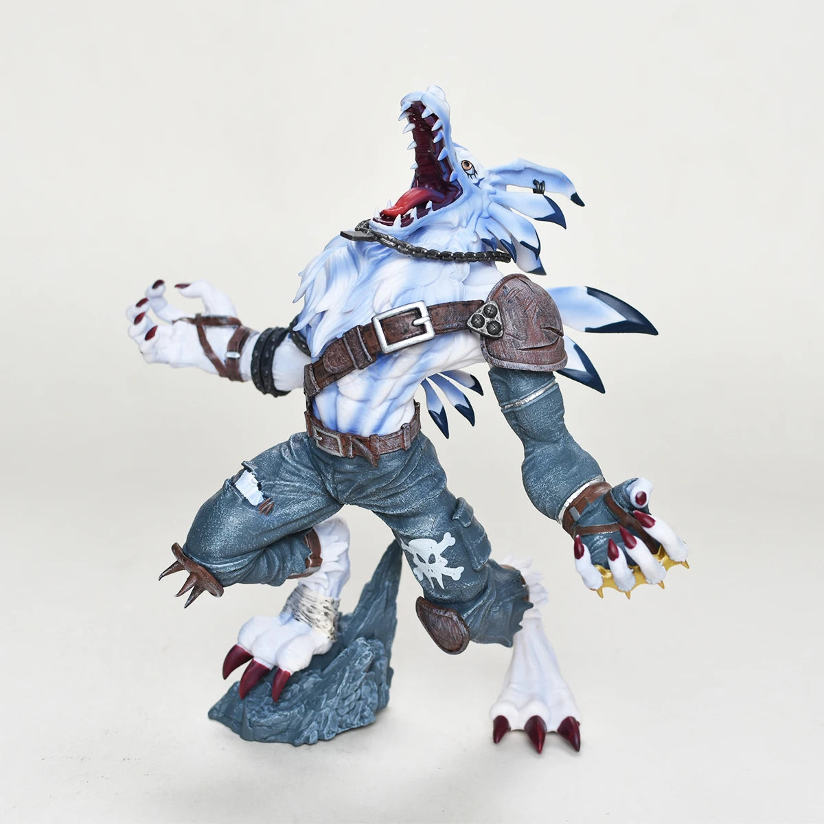 Anime Digimon Adventure Figure Were Garurumon Action Figure Pvc Statue Desktop Ornament Collection Model Toys Gifts