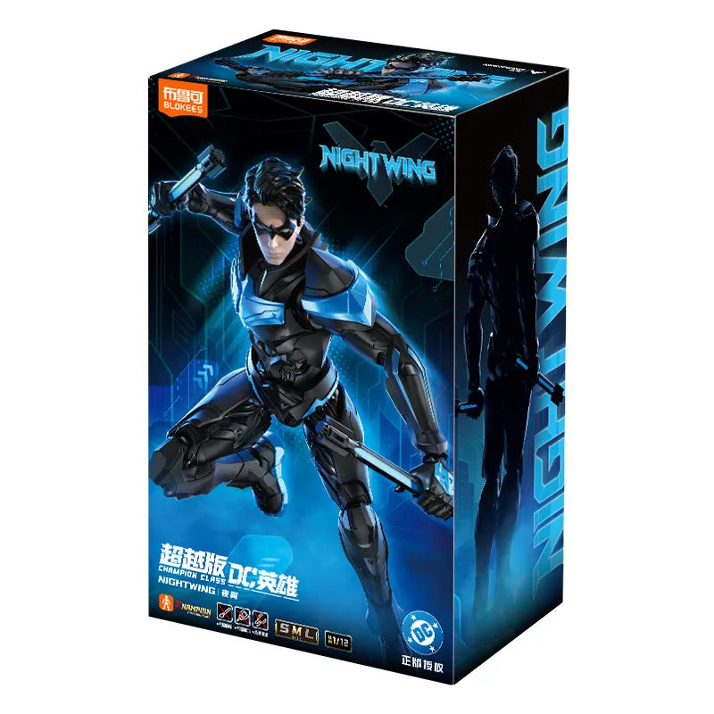 Blokees Original Dc Nightwing Batman Terry Mcginnis Beyond Knightmare Figure Justice League Bruce Wayne Comic Doll Toy Gifts