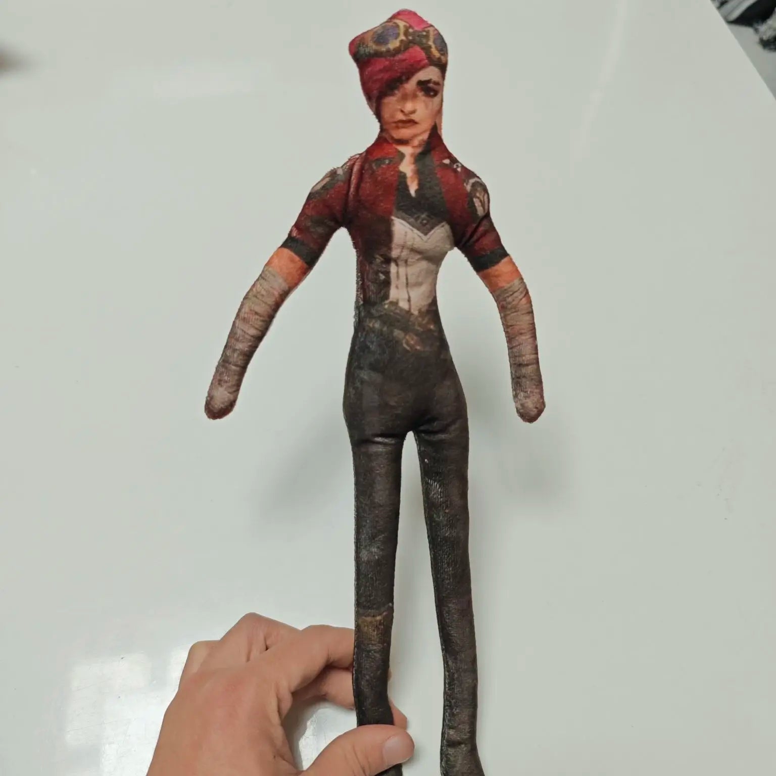 Arcane Jinx Funny Doll Anime Vi Ekko Movable Toy Shapeshift Figure Cartoon Multi-Jointed Mannequin Model Statue Ornaments Gift