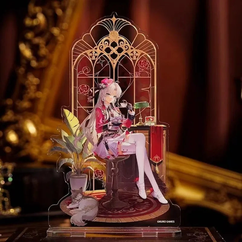 CARLOTTA Phoebe Anime Figure Wuthering Waves Toy Figures Woman Cartoon Fashion Action Stand Figurine Model Doll Toys Acrylic