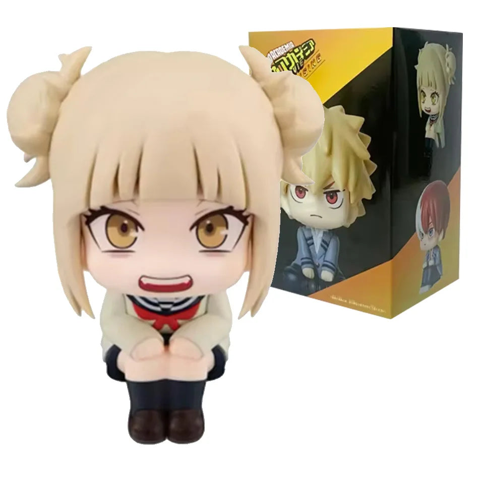 Anime MHA Himiko Toga Q Edition Action Figure Cute Collectible Doll Hero Toy Gift Look up Model
