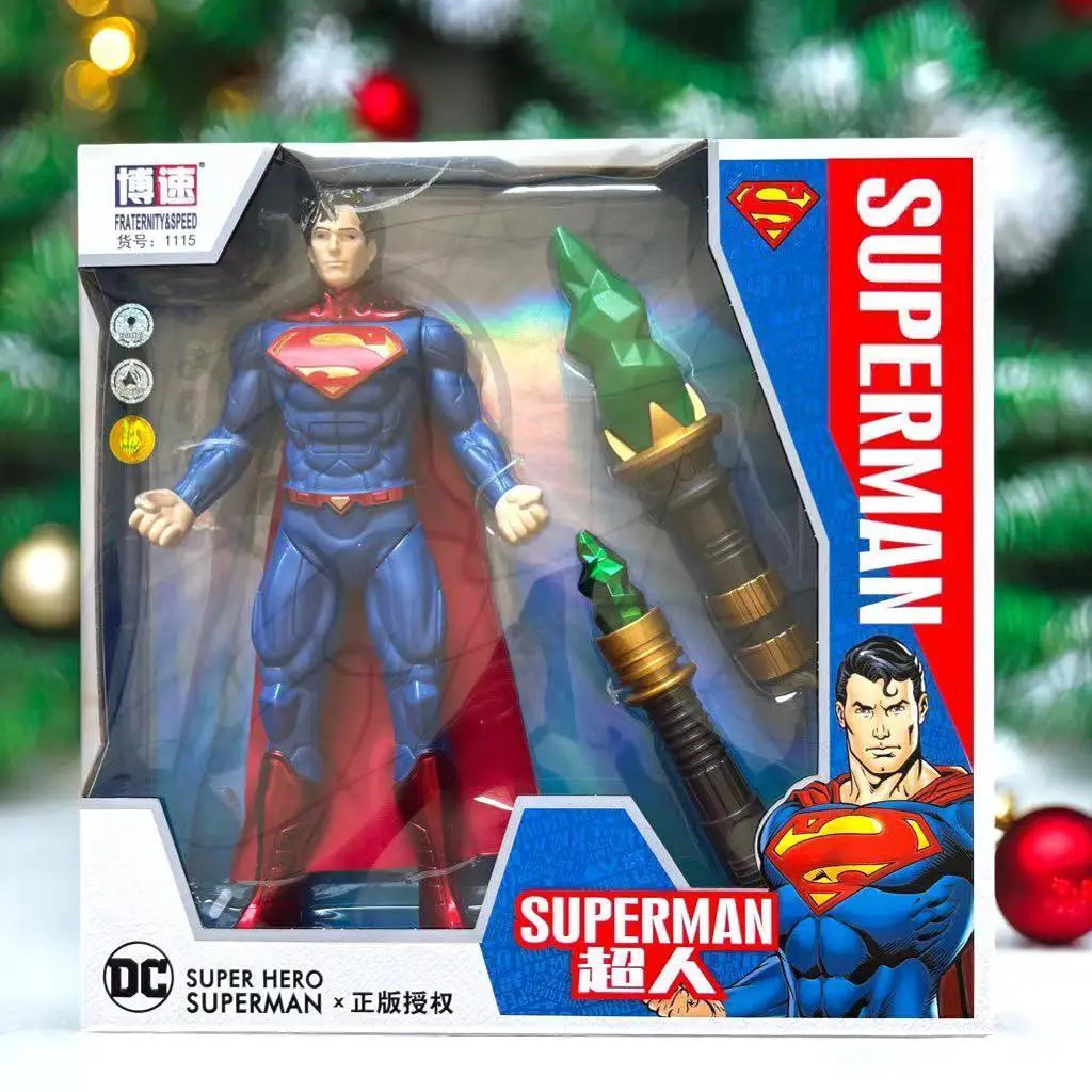 Justice League DC Batman Superman The Flash Green Lantern Official Limited Edition Model Display Anime Action Figures Gift toys