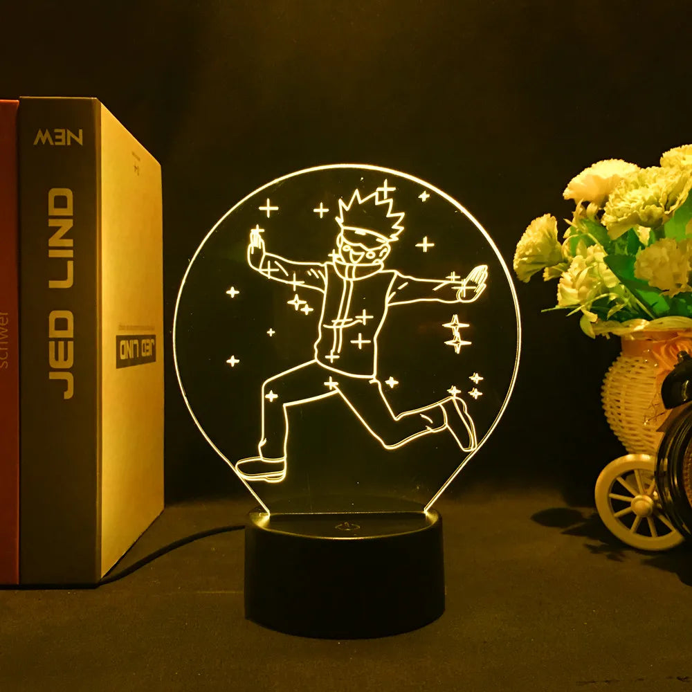 Anime Lamp Satoru Gojo Jujutsu Kaisen Led Night Light for Birthday Gift Jujutsu Kaisen Nightlight Satoru Gojo Lamp Drop Shipping