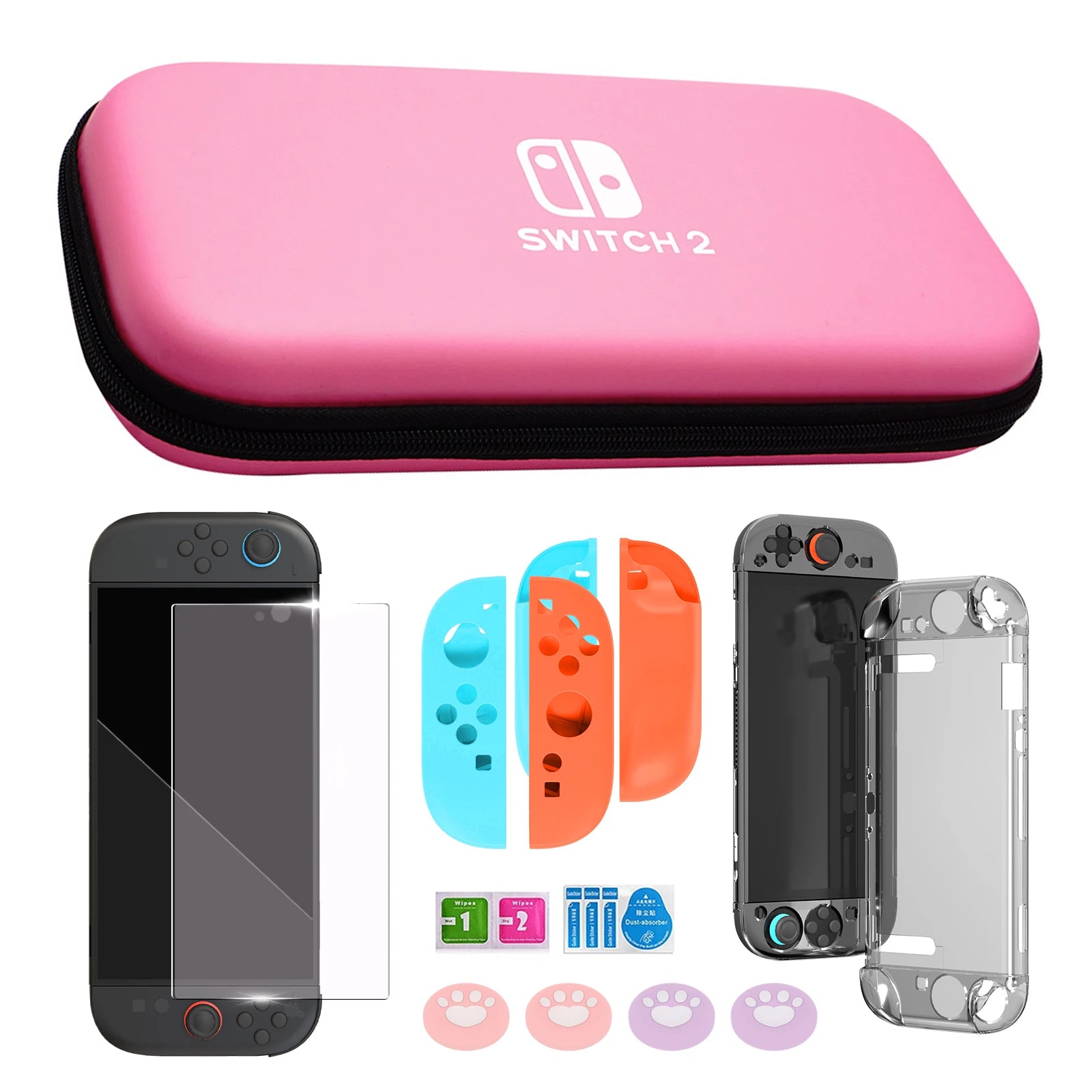 2025 New Nintendo Switch 2 Travel Carrying Bag Protective Cover Hard Shell Pack Game Travel Storage Bag Joy-Con Protective Cover