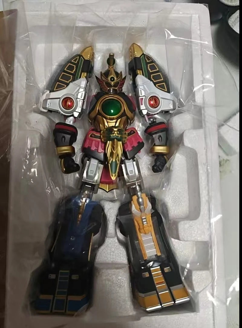 In Stock Rangers Thunderzord Raptorzord Action Figure Alloy Finished Movable Doll