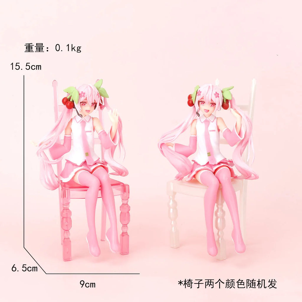 Miku Sakura Lolita Bunny Ears Girl Pillow Miku Swimming Ring Pajamas Rem Rabbit Hug Qiong Mei Figure Anime Cosplay Cushion Doll