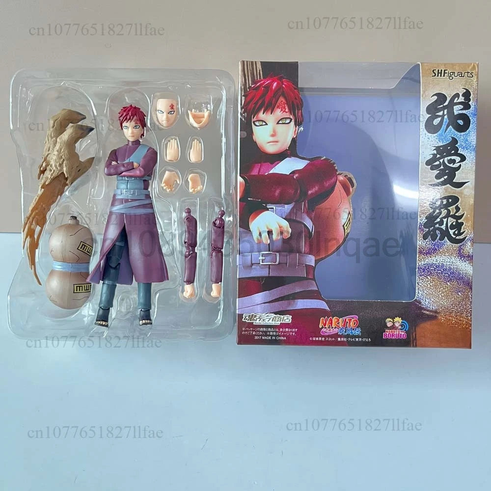 S.H.Figuarts Naruto Figure 15cm Shippuden Gaara SHF Collection Action Figure Model Toys I Love Luo Joint Movable Doll Room Decor