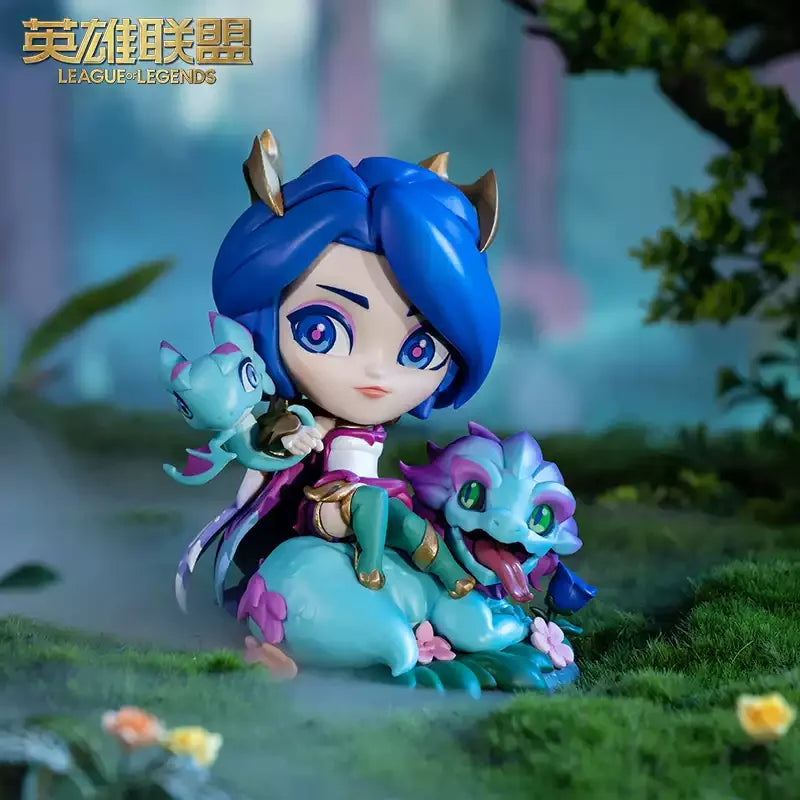 In Stock 100% Original Official Genuine 13cm Limited Edition Game Statue League of Legends Ashe Action Figure Around The Game