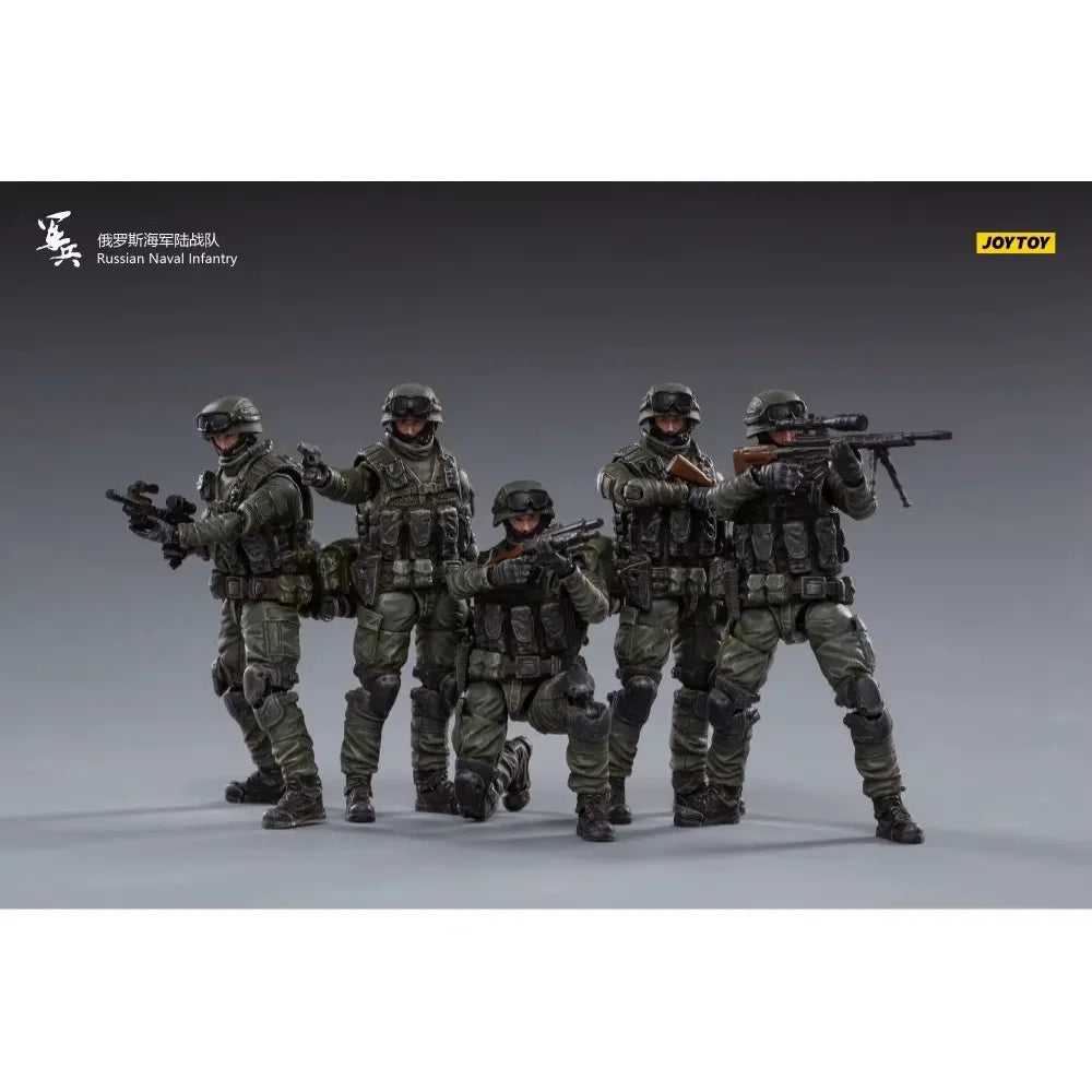 in Stock JOYTOY 1/18 Russian Naval Infantry Action Figures Anime Game Model Gift