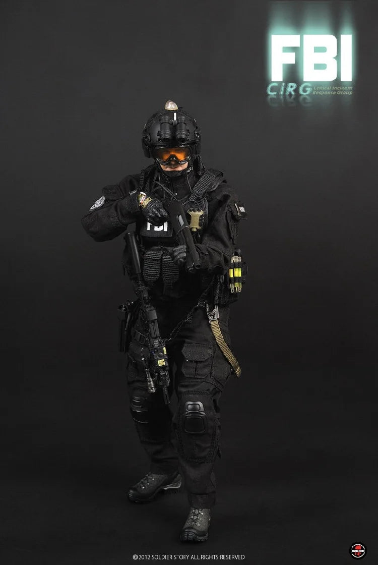 In Stock Soldier Story SS062 1/6 Scale FBI CIRG Emergency Response Group Male Soldier Full Set 12Inch Action Figure Doll Gift
