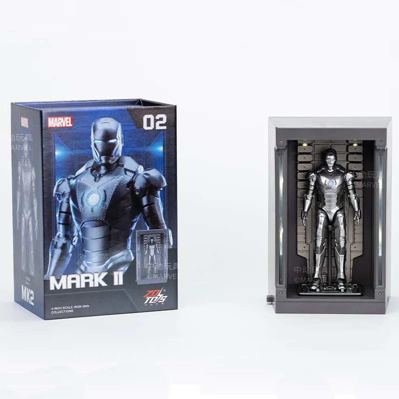ZD Original Iron Man Legend Mk42MK1 MK2 MK3 MK4 MK5 MK6 MK7 Spider Man Avengers Infinity War Action Doll Christmas Gift
