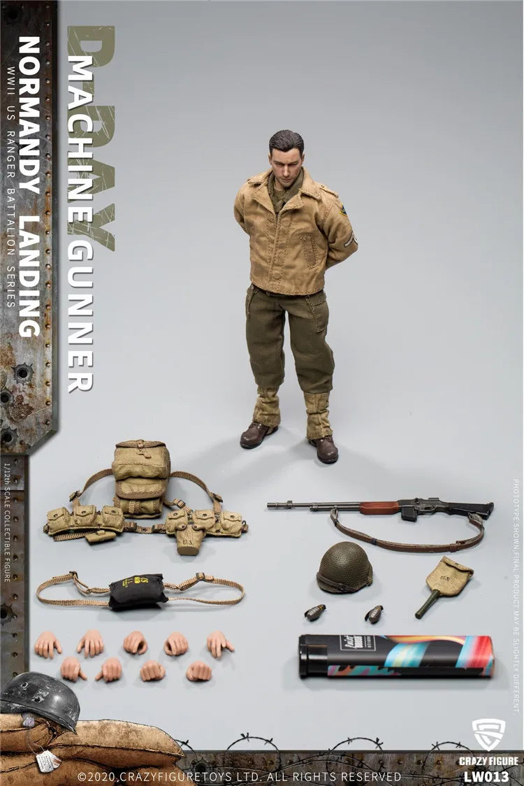 [Shipping Quickly] High Quality 1/12 Male Warrior Crazy Figure LW011-018 Full Set 6inch Action Figure Model Toys Collectible
