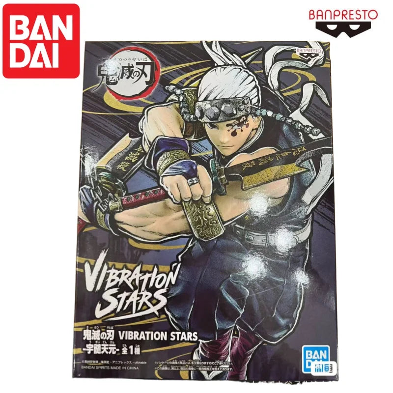 In Stock Bandai Original Banpresto Animation Peripherals Demon Slayer VIBRATION STARS Uzui Tengen Prizes Garage Kit Model