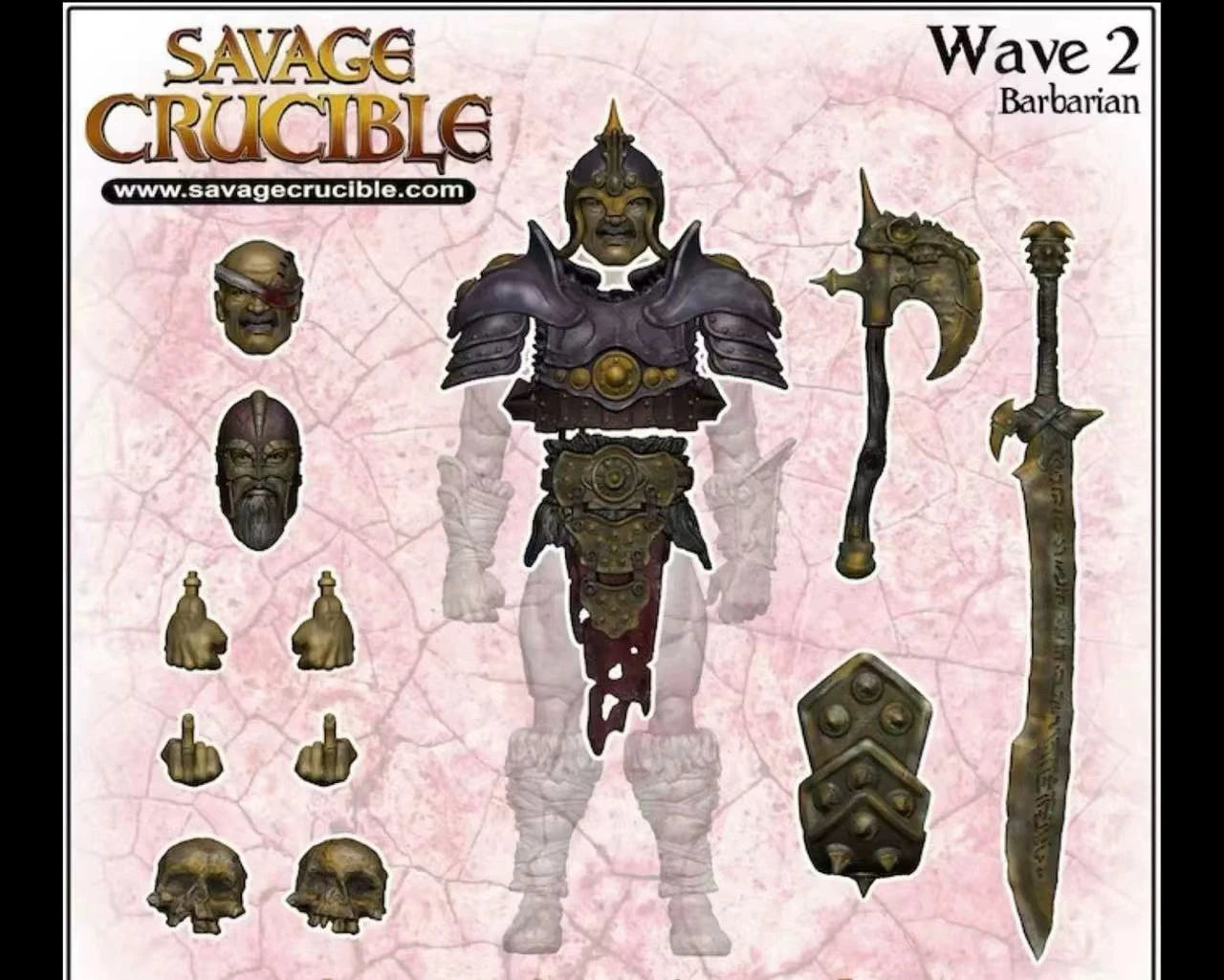HS Studio 1/12 Scale Male Soldier Barbarian Savage Furnace 2 Waves Full Set Model 6 Inch Action Figure Collectible Toys Gifts