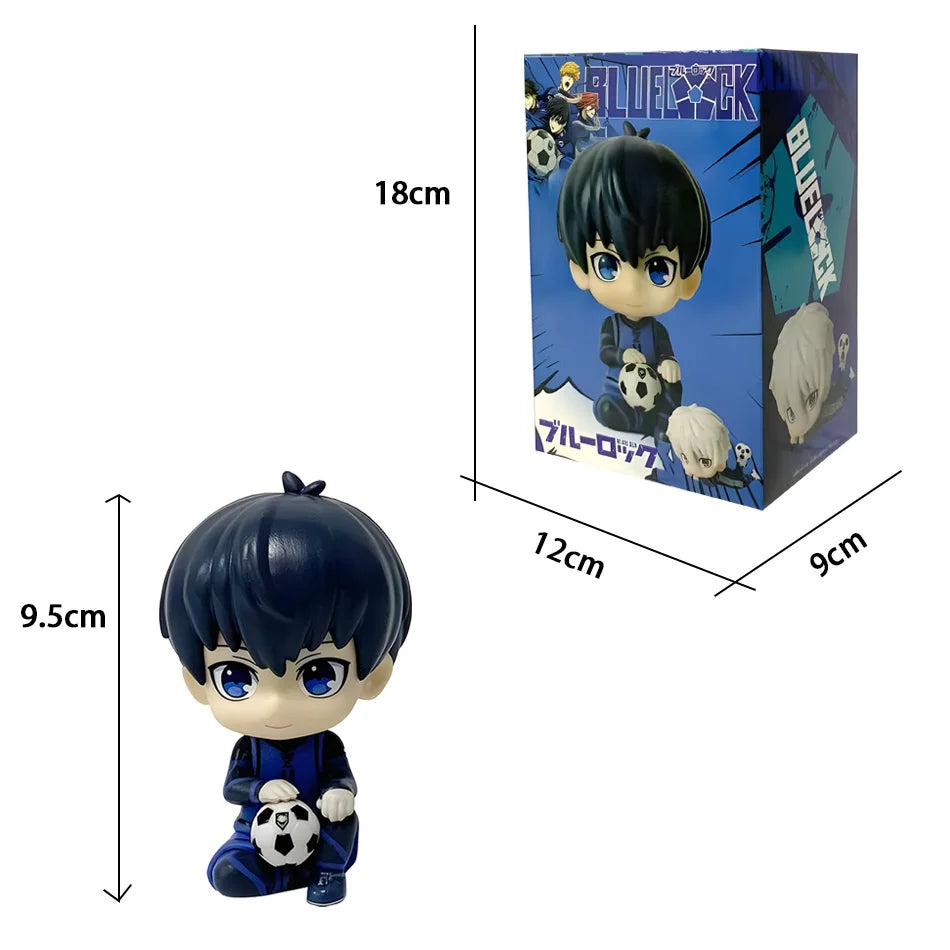 Anime Blue Lock Isagi Yoichi Nagi Seishiro Cosplay Figure Collectible Cartoon Character Ornament Pet Model Kit for Fans