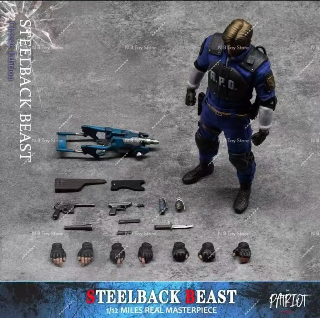 Pre-sale Patriot Studio Leon S Kennedy STEELBACK BEAST Multiple Accessories 6-inch Action Figures Gift Collection