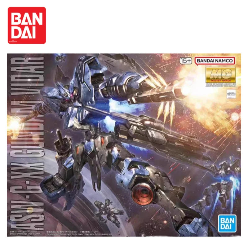In Stock Original 100%genuine Bandai mg 1/100 vidal gundam asw-g-x orphaos de sangue de ferro gundam modelo kit presente mecha