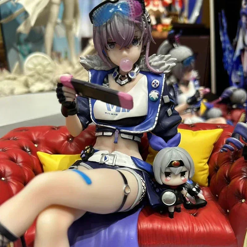 23cm Hakimi Studio Hanser Silver Wolf Action Figures Silver Wolf Figures Honkai: Star Rail Anime PVC Collection Model Toys Gifts